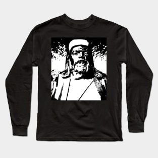 Monochrome Genghis Khan 4214 Ulaanbaatar Long Sleeve T-Shirt